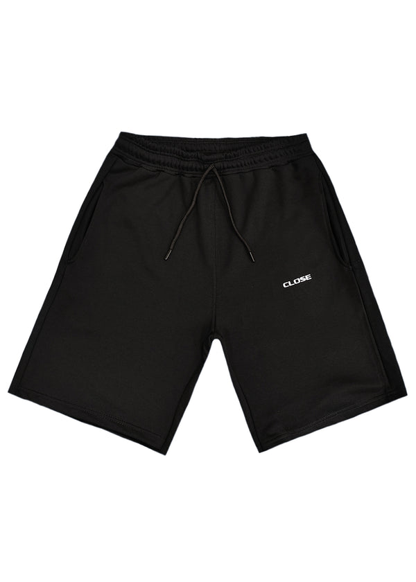 Βερμούδα Close society - S23-400 - simple logo shorts μαύρο