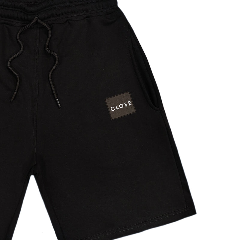 Close society - S24-403 - patch logo shorts - black