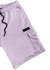 Ανδρική βερμούδα cargo Close society - S24-500 - cargo shorts λιλά