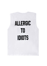 Αμάνικη Μπλούζα Close society - S24-802 - allergic to idiots sleeveless tee λευκό