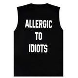 Αμάνικη Μπλούζα Close society - S24-802 - allergic to idiots sleeveless tee μαύρο