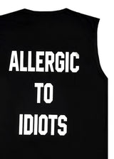 Αμάνικη Μπλούζα Close society - S24-802 - allergic to idiots sleeveless tee μαύρο