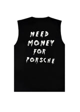 Αμάνικη Μπλούζα Close society - S24-803 - need money for porsche sleeveless tee μαύρο