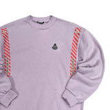 Tony couper - S24/101 - red lines crewneck - purple