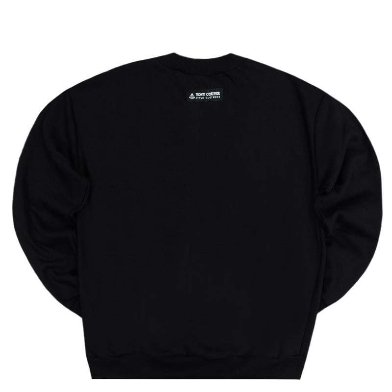 Tony couper - S24/23 - diamond crewneck - black