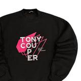 Tony couper - S24/23 - diamond crewneck - black