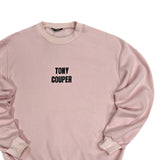 Tony couper - S24/25 - black/pink crewneck - pink