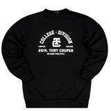 Tony couper  - S24/31 -  college crewneck - black