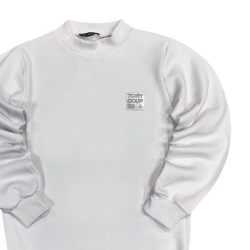 Tony couper  - S24/35 -  hustle crewneck - white