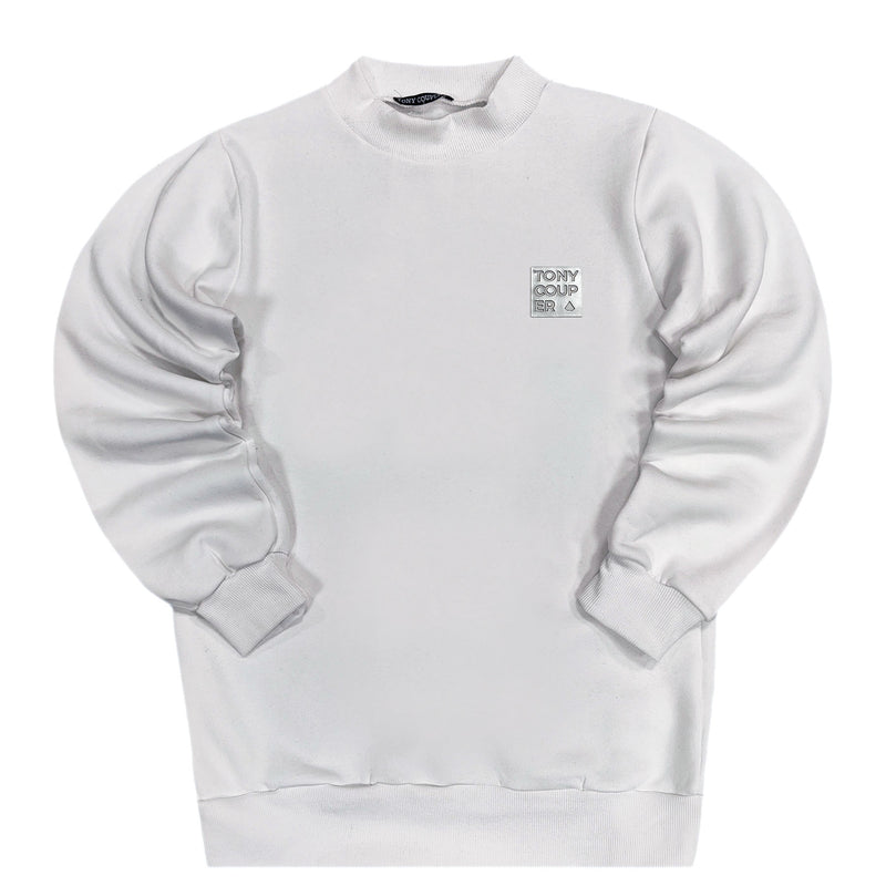 Tony couper  - S24/35 -  hustle crewneck - white