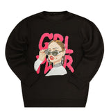 Tony couper - S24/39 - girl power crewneck - black