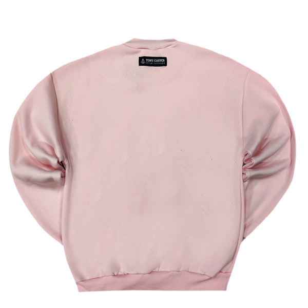 Tony couper - S24/19 - gothic crewneck - pink