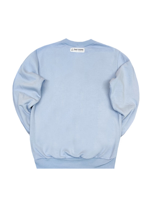 Ανδρικό μακρυμάνικο φούτερ Tony couper-S26/2-ciel Friends