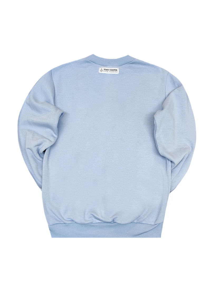 Ανδρικό μακρυμάνικο φούτερ Tony couper-S26/2-ciel Friends