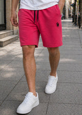 Ανδρική βερμούδα Close society - S25-400 - CLSE logo shorts φούξια