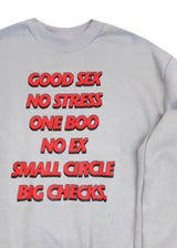 Ανδρικό μακρυμάνικο φούτερ Tony couper-S25/6-grey No Stress