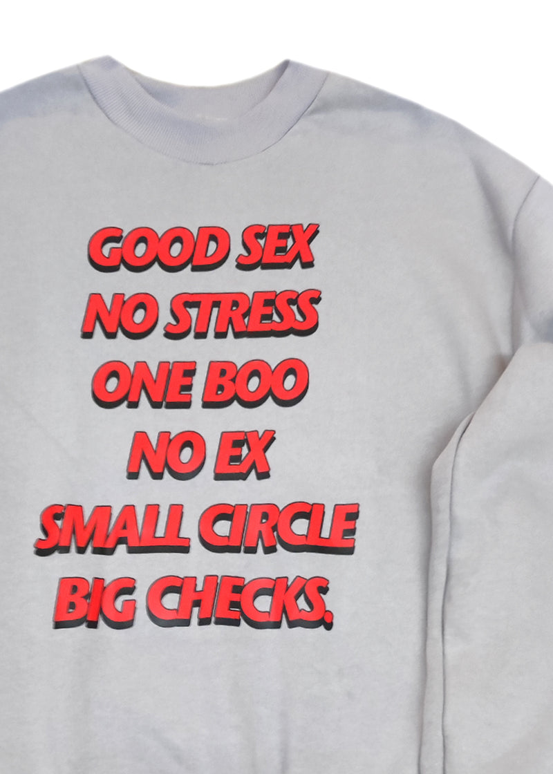 Ανδρικό μακρυμάνικο φούτερ Tony couper-S25/6-grey No Stress