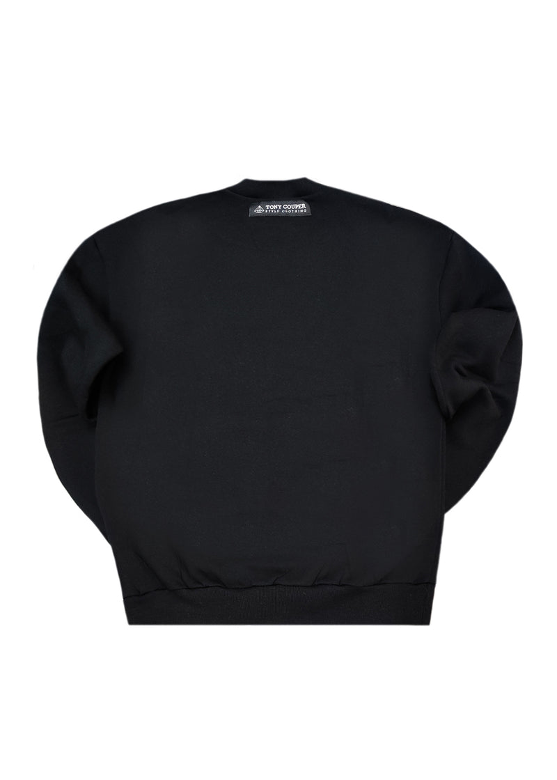 Ανδρικό μακρυμάνικο φούτερ Tony couper - S26/9 - black line