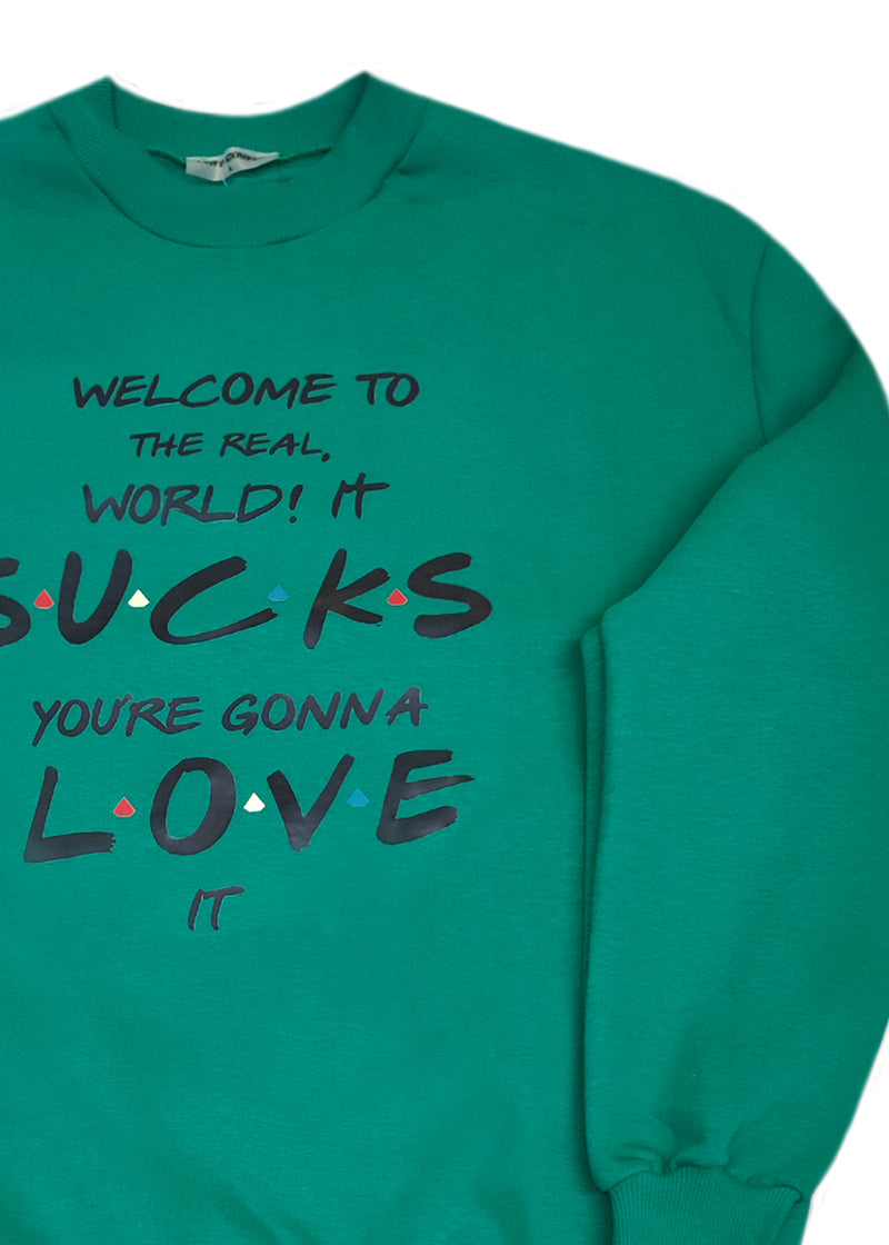 Ανδρικό μακρυμάνικο φούτερ Tony couper-S26/2-green Friends