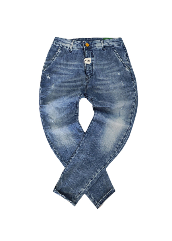 Ανδρικό τζιν παντελόνι cosi jeans - 64-salinas μπλε