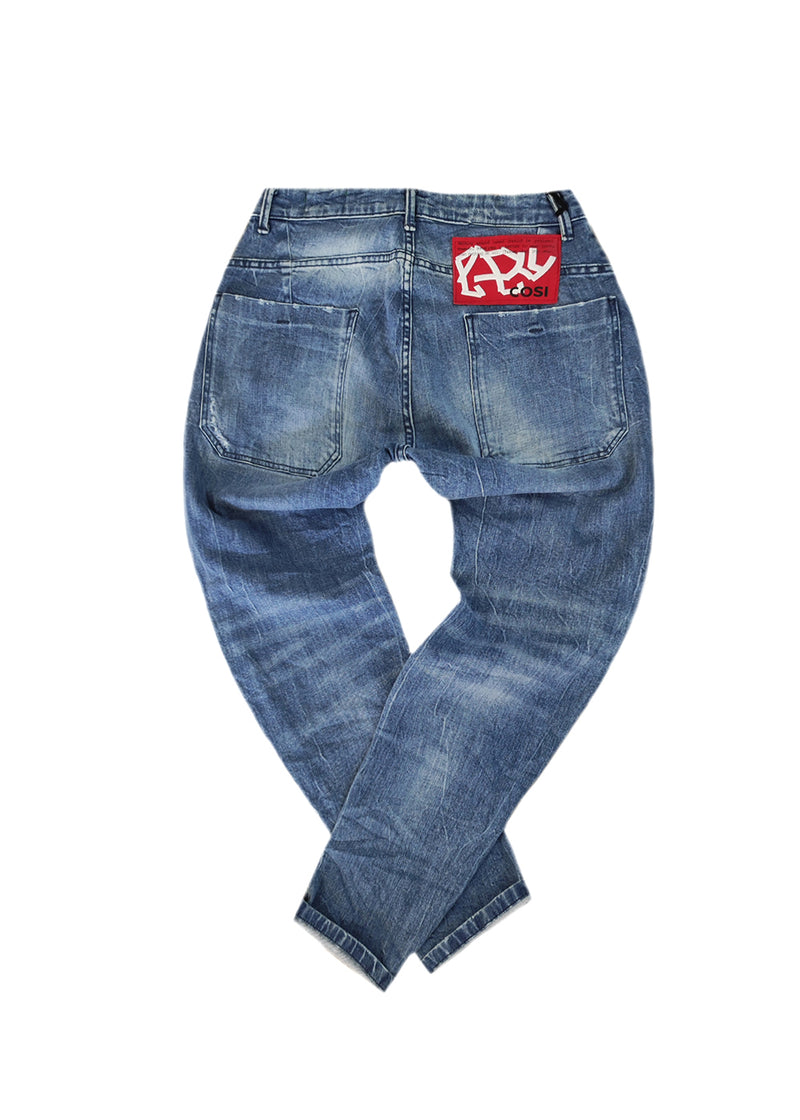 Ανδρικό τζιν παντελόνι cosi jeans - 64-salinas μπλε