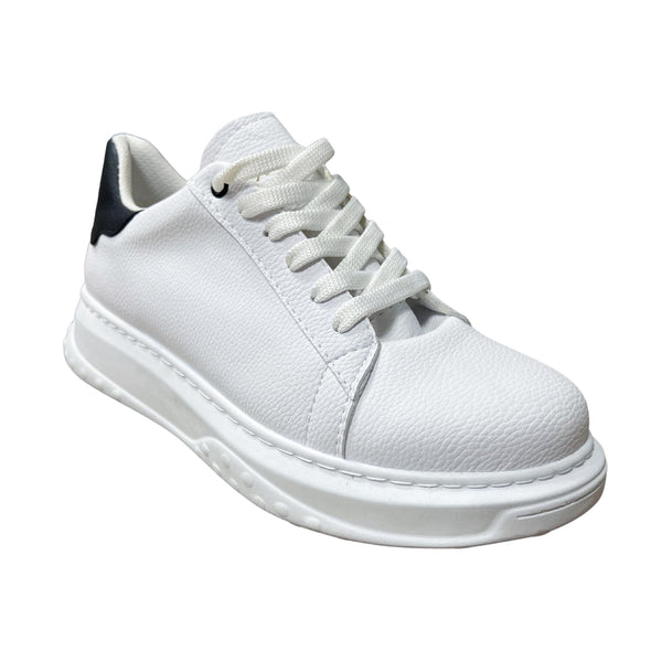 Gang - SalwoGNG1 - white lined sneakers - white
