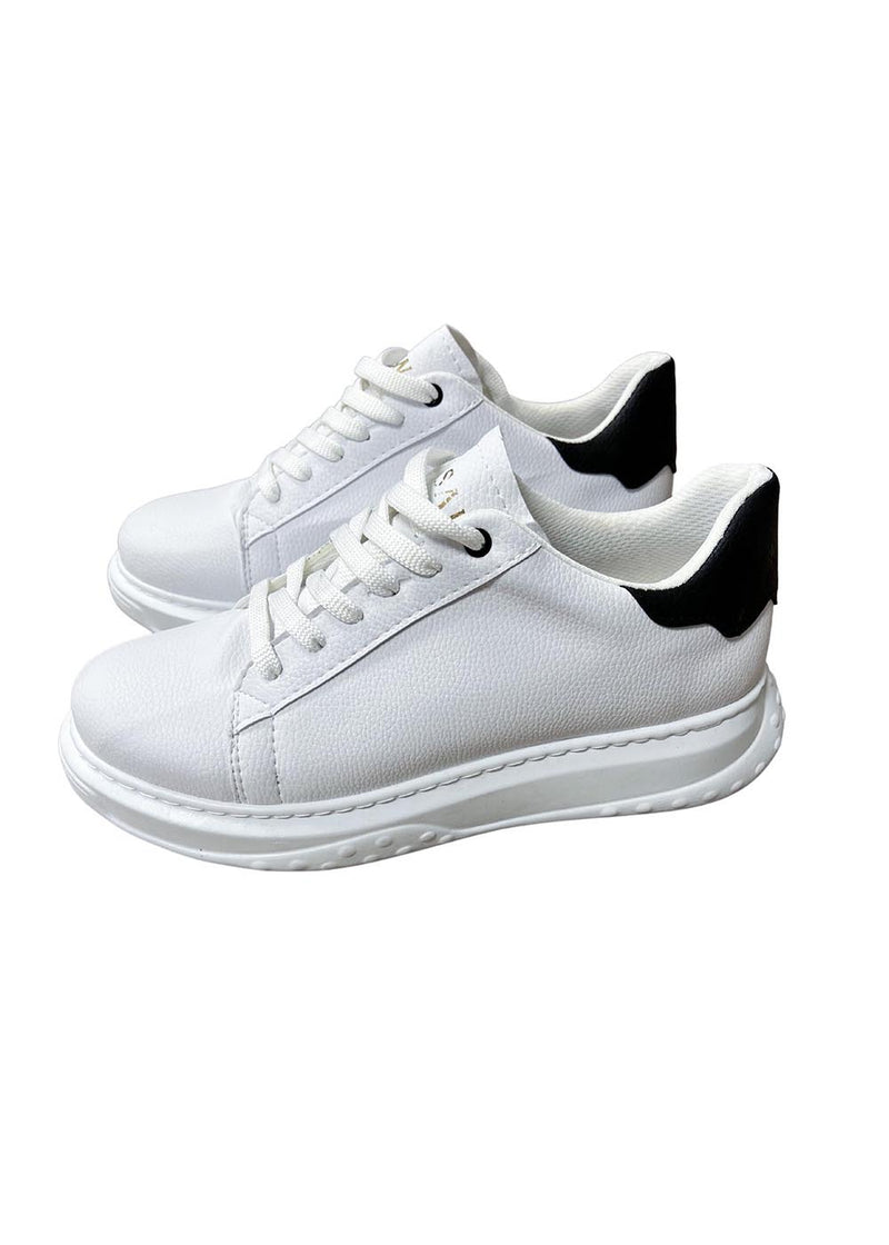 Ανδρικό παπούτσι GUF - SalwoGNG1 - white lined sneakers λευκό