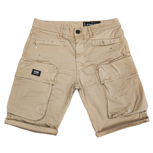 Cosi jeans - SAND - cargo shorts - beige