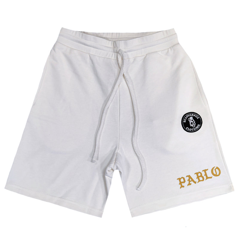 Scapegrace - SC-1810 - gold pablo shorts - white