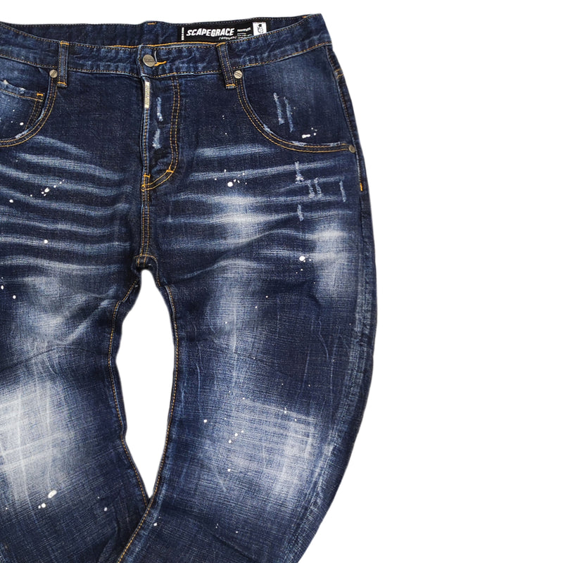 Scapegrace - SC-J-02 - patched denim jeans - denim