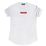Scapegrace red box logo tee - white