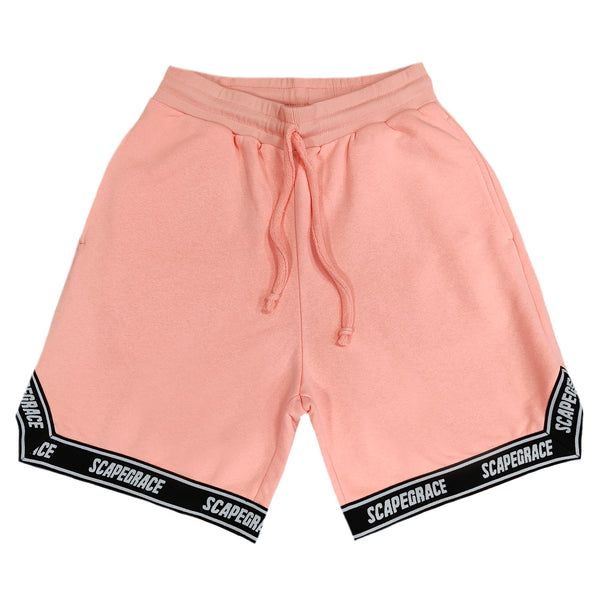 Scapegrace - SC20215 - taped shorts - salomon pink