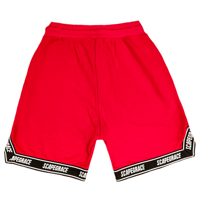 Scapegrace - SC20215 - taped shorts - red