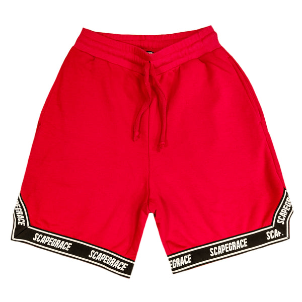 Scapegrace - SC20215 - taped shorts - red