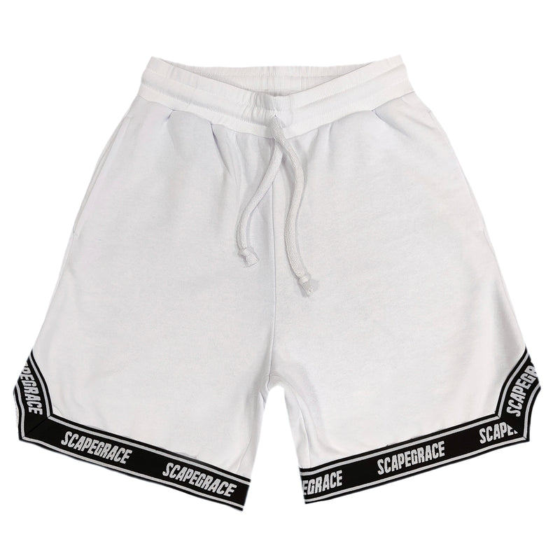 Scapegrace - SC20215 - taped shorts - white
