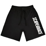 Scapegrace - SC22225 - white logo shorts - black