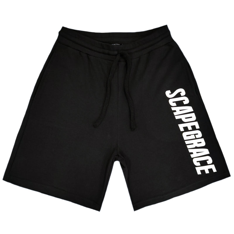 Scapegrace - SC22225 - white logo shorts - black