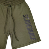 Scapegrace -  SC22225 - black logo shorts - khaki