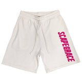 Scapegrace - SC22225 - pink logo shorts - white