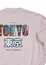 TONY COUPER - Ανδρικό μακρυμάνικο φούτερ Tokyo - Ροζ S26