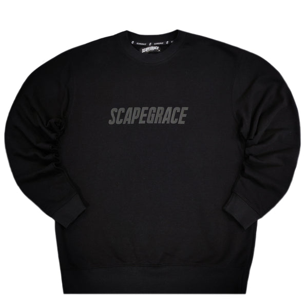 Scapegrace - SC340916 - front logo crewneck - black