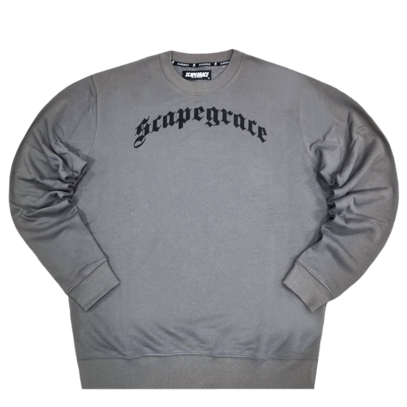 Scapegrace - SC340916 - front logo crewneck - grey