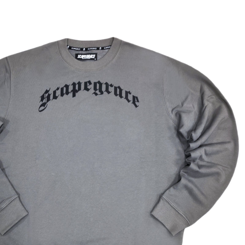 Scapegrace - SC340916 - front logo crewneck - grey