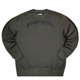 Scapegrace - SC340916 - front logo crewneck - khaki