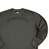 Scapegrace - SC340916 - front logo crewneck - khaki