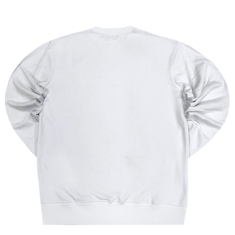 Scapegrace - SC340916 - front logo crewneck - white