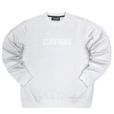 Scapegrace - SC340916 - front logo crewneck - white