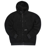 Scapegrace - SC6B151919-BLK - sherpa fleece jacket - black