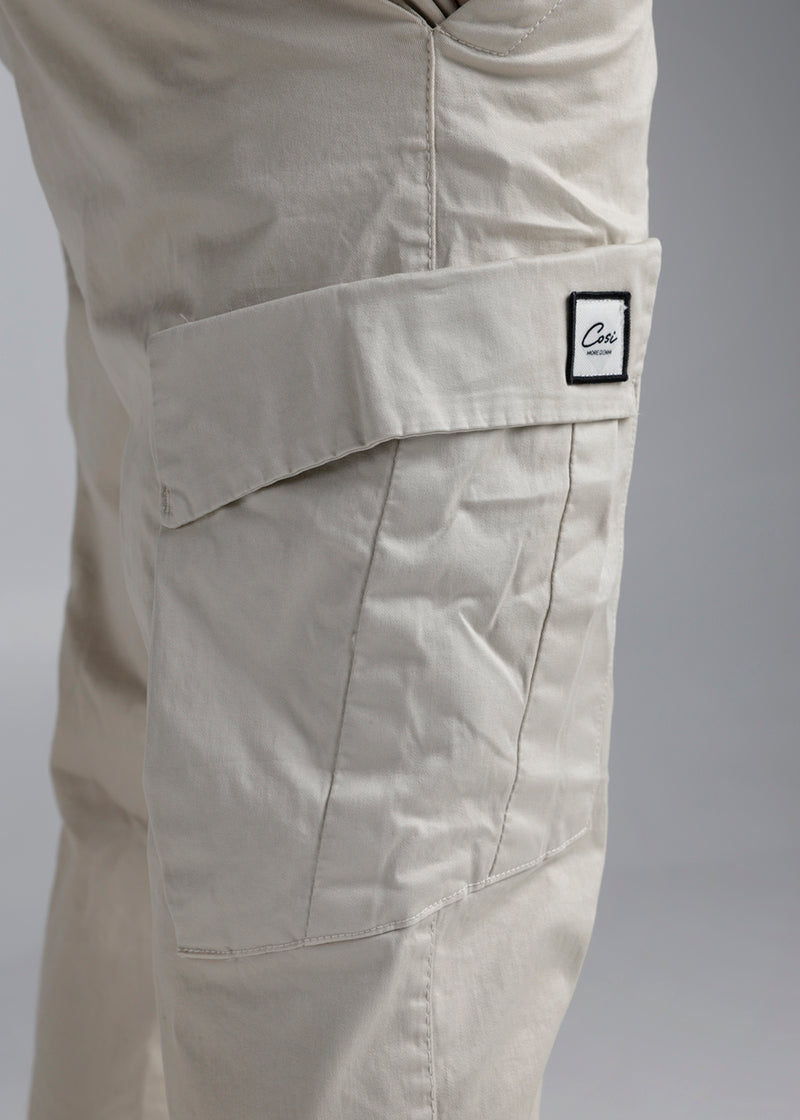 Ανδρικό Παντελόνι Kάργκο  Cosi jeans - 65-sento - SS25 - cargo pants μπεζ