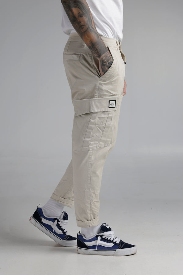 Ανδρικό Παντελόνι Kάργκο  Cosi jeans - 65-sento - SS25 - cargo pants μπεζ